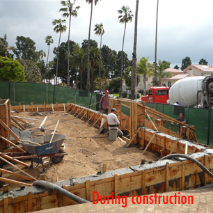 construction of terrace