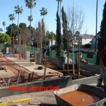 Contruction of planters in 
the forefront of the properry
Drip line for irrigation