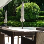 Outdoor dining area
