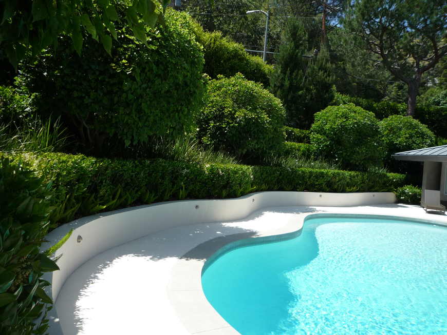 Pool deck privacy